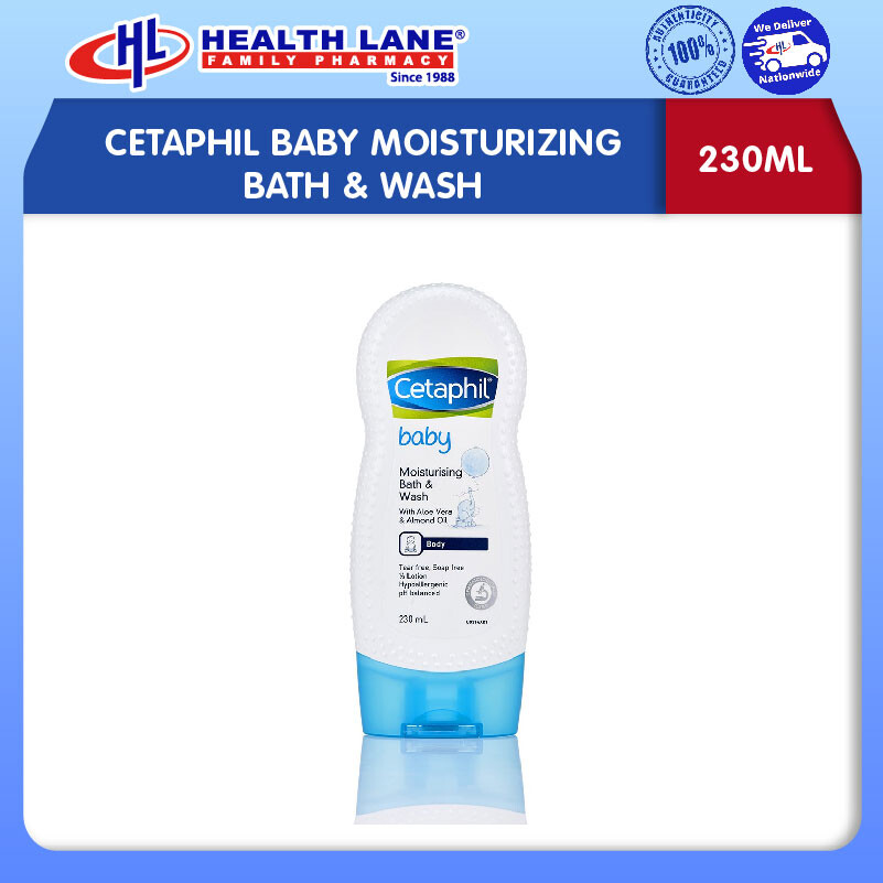 CETAPHIL BABY MOISTURIZING BATH & WASH 230ML